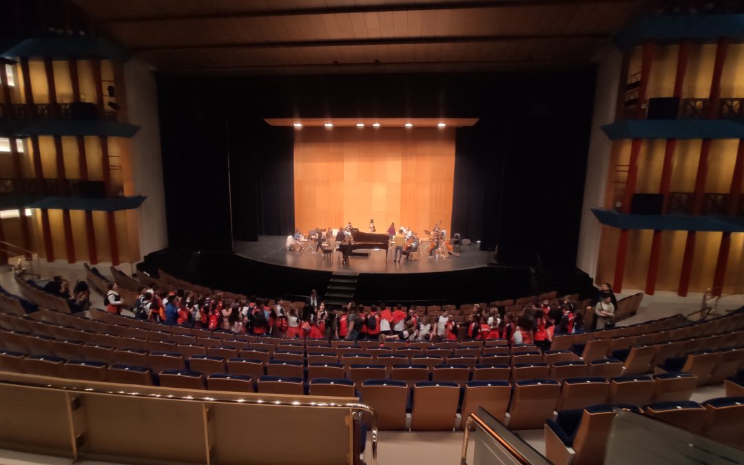 EL ALUMNADO DE 5º DE PRIMARIA VISITA EL PALACIO DE FESTIVALES