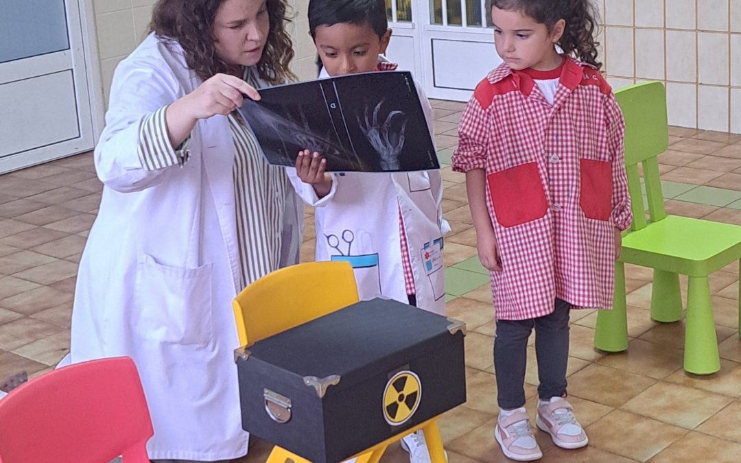 VISITA DE NUESTRA ENFERMERA ESCOLAR: APRENDEMOS SOBRE EL CUERPO HUMANO.